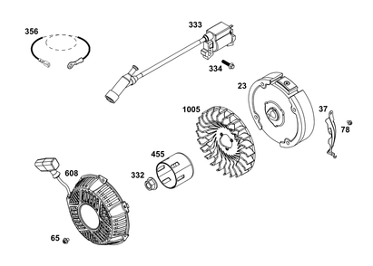 Part Location Diagram of 593368 Briggs and Stratton Starter-rewind